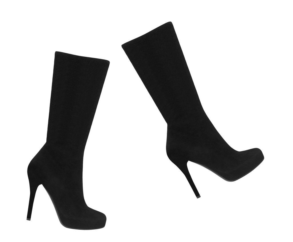 black suede boots autumn