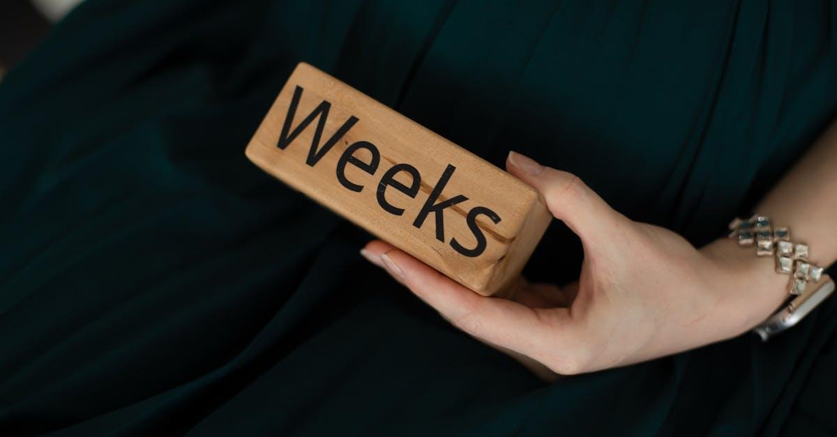 découvrez l'essentiel sur les weeks : conseils, explications et astuces pour mieux organiser votre temps semaine après semaine.